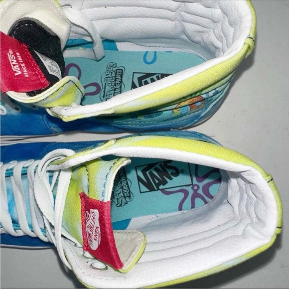 VANS UNISEX SH8-HI SPONGEBOB Men’s 9 Women’s 10.5 Cartoon - Picture 12 of 15